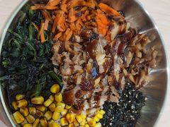 叉燒拌飯-稻百鲜·拌饭·朝鲜族石锅菜(祈福缤纷世界店)