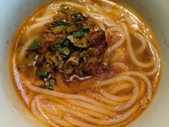 现炒榨菜肉丝拌鲜米粉-湘上湘(米其林餐厅-正大中心总店)