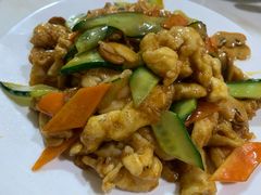 口蘑鸡片-龙福祥餐馆
