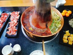 -果松木炭酸菜铜火锅·外婆参鸡汤