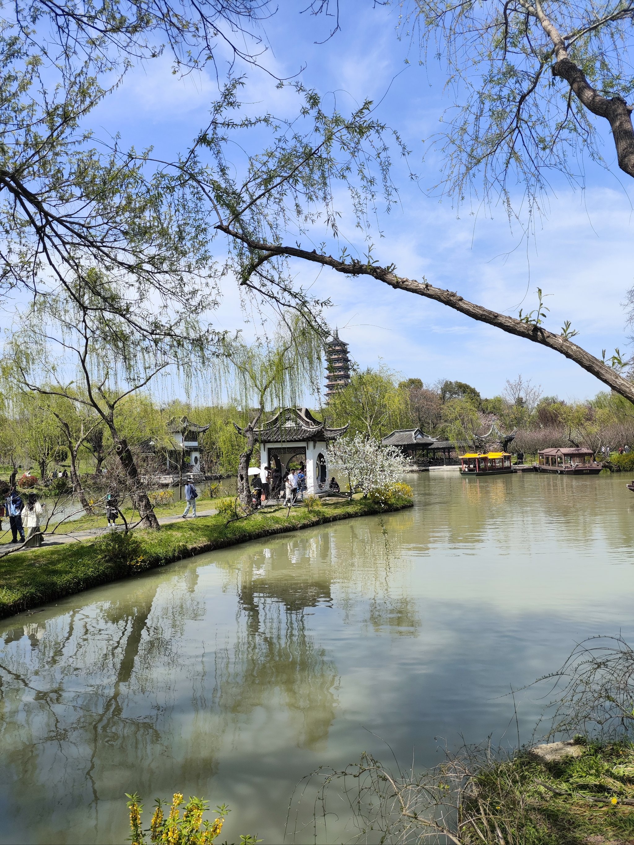 扬州瘦西湖钓鱼台图片图片