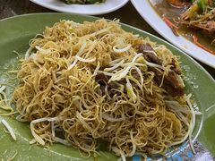 牛肉鸡蛋炒米线-贞姨美食·老字号海鲜大排档