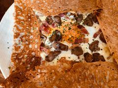 鸡蛋蘑菇熏肉荞麦可丽饼-RAC BAR(安福路店)