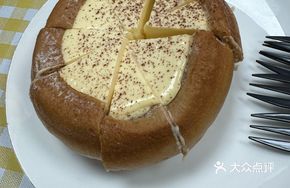 Italian Cheese Pudding Bread