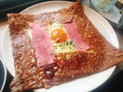 巴黎火腿鸡蛋芝士蘑菇可丽饼-RAC BAR(安福路店)