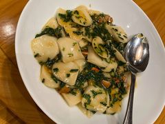 荠菜蟹股炒年糕-宁波柏悦酒店·钱湖渔港