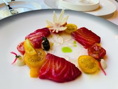 挪威烟熏三文鱼水晶黄瓜香槟奶油-福楼法餐厅FLO