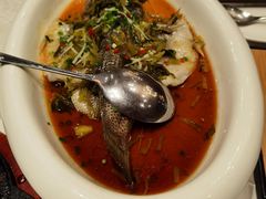 雪菜蒸鲈鱼-麒茗餐厅·粤菜·宴会厅·海鲜(锦绣路店)