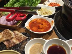这个是送的小菜。可免费续。-韩国料理大力士(屏风街店)