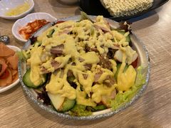 金枪鱼沙拉-郑阿姨的家·이모네·韩料&烤肉(武川路店)
