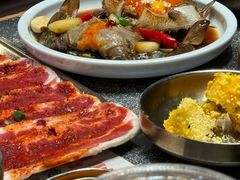 -草家酱蟹炭火烤肉店(珲春南路二店)