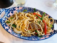 牛肉炒乌冬面-京尚道韩式美食屋(海甸岛店)