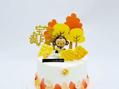 -卡比儿童蛋糕·心意定制·低脂零卡糖动物奶油FancyBALLOON(滨海店)
