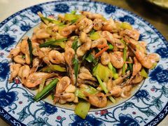 韭菜炒漓江虾-生态苑农庄(十里画廊遇龙河店)