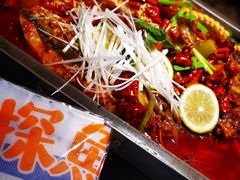 -探鱼·鲜青椒爽麻烤鱼(银泰城店)