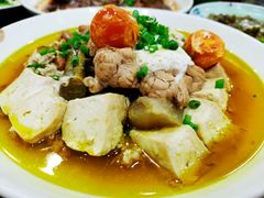清蒸咸蛋目鱼臭豆腐猪脑-绍兴名菜馆(可乐路店)