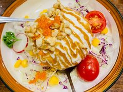 炸温泉蛋土豆泥沙律-仙隐小鹿中華の日料(正弘城店)