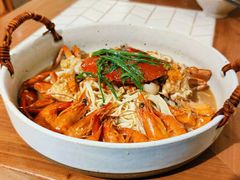 膏蟹拌面-十面欢腾·海鲜面·台式Bistro(长乐路店)