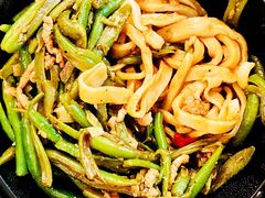 豆角丝炒肉拌转百刀-日上三甘(三里屯店)