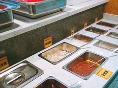 自助调料区-超级鲜•胡毛肚火锅(扬帆店)