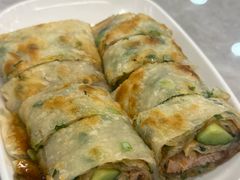 葱饼卷牛肉-台北楚楚园馅饼粥(虹桥南丰城店)