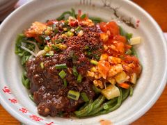 特色三合一-手擀菠菜面(西康路店)