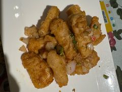 炸鱼排-南京金牛湖巨碗鱼头