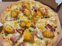 金沙咸蛋黄嫩鸡比萨-达美乐比萨(石景山万达店)