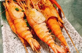 Salt-Roasted Headed Shrimp
