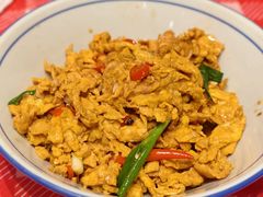香醋炒土鸡蛋-荆九爷爆炒桥头三嫩(浙大店)