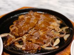 铁板香煎大连黑牛肉-青雅中餐厅(大连金石滩绿发希尔顿度假酒店)