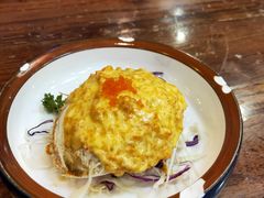 黄金海胆蟹壳烧-仙隐小鹿中華の日料(正弘城店)