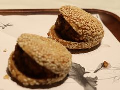 肉沫芝麻烧饼-四季民福烤鸭店(和平里店)