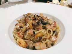 意式奶油培根蘑菇意大利面-娜娜家·Nana's restaurant(国金汇店)