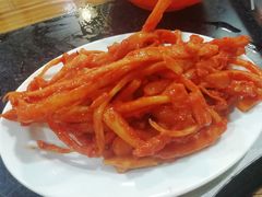 凉拌桔梗-炮爷东北铁锅炖(棠安路店)