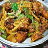 味道有点类似新疆炒米粉坑锅羊肉 青稞醪糟