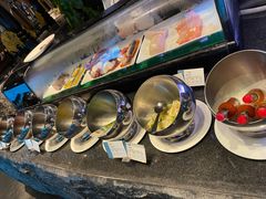 自助调料区-海棠湾洲际-涛·海底餐厅·美人鱼·自助餐·海底隧道