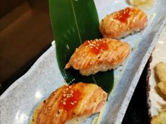 火焰焦糖三文鱼寿司-真剑日本料理·铁板烧(贵州路店)
