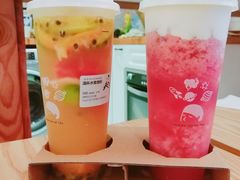 满杯水果绿妍-喜茶(上海兴业太古汇店)