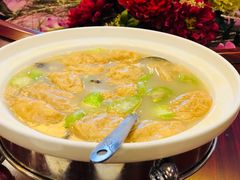 丝瓜鲜菌烧面筋-无名居(西直门总店)