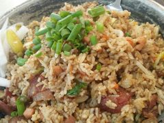 港式腊肠炒饭-深圳大学城荔园一食堂(校园路)