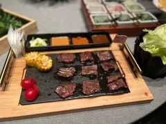 炙烤橫膈膜-左庭右院鲜牛肉火锅黑金店(陆家嘴中心店)