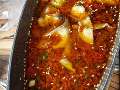 椒辣乌鱼片-嘎嘎鸭脑壳(金沙店)