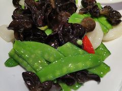 木耳兰豆炒山药-李连贵熏肉大饼(丰台南路地铁站店)