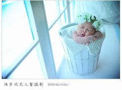 -海岸风光儿童摄影
