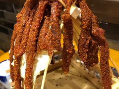 竹架麻辣牛肉丝-蜀辣居鲜货老火锅(红牌楼店)