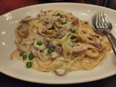 奶油培根意大利面-WOLFGANG PUCK KITCHEN & BAR(迪士尼小镇店)