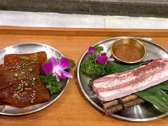 -明洞阿姨·韩式酱蟹烤肉·创意料理(三元桥店)