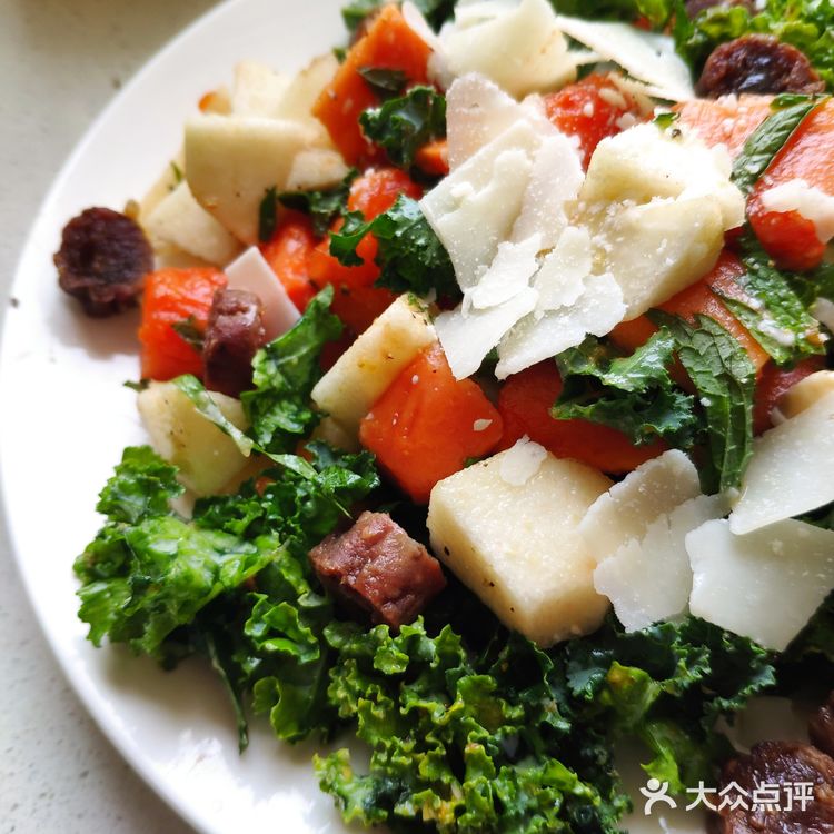 香梨木瓜薄荷沙拉: 可以当果盘吃的沙拉