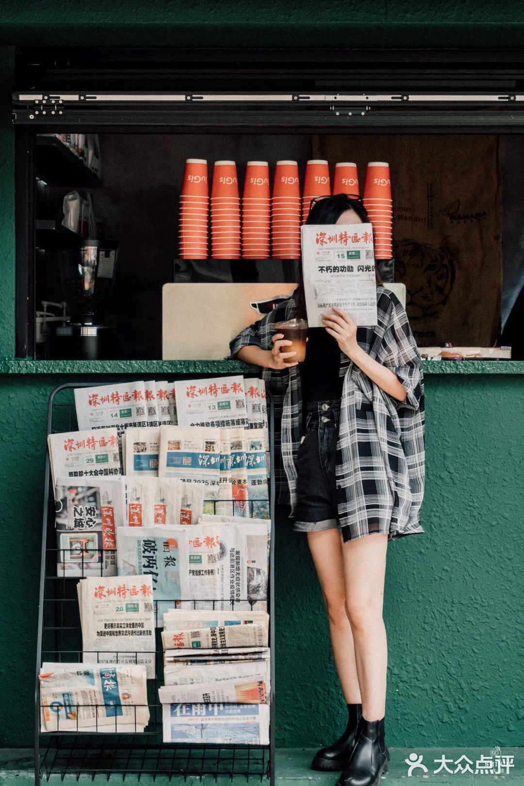 深圳新店🍃绿色邮政报刊咖啡局☕️只此1⃣️家！